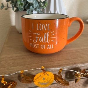 I Love Fall Most Of All mug